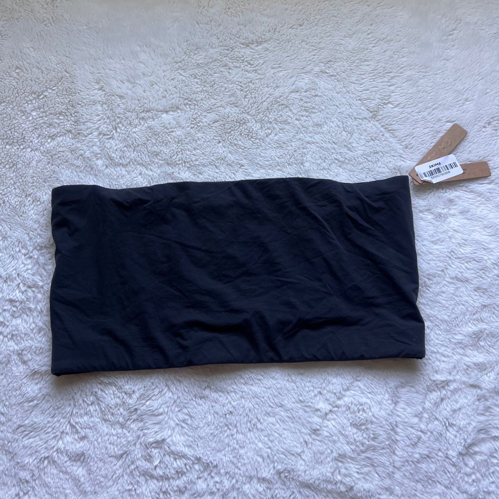 SKIMS Fits Everybody Bandeau Bra Onyx Black BR-BND-2026 Size 3X NWT Womens Basic